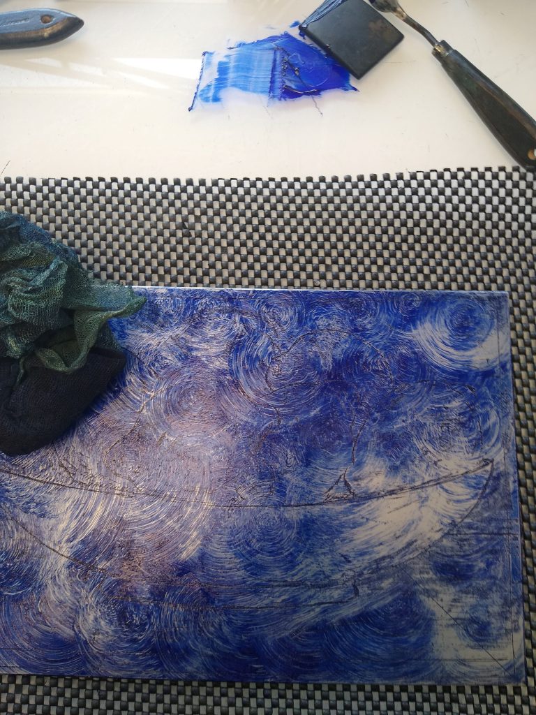 Ultramarine Blue test proof