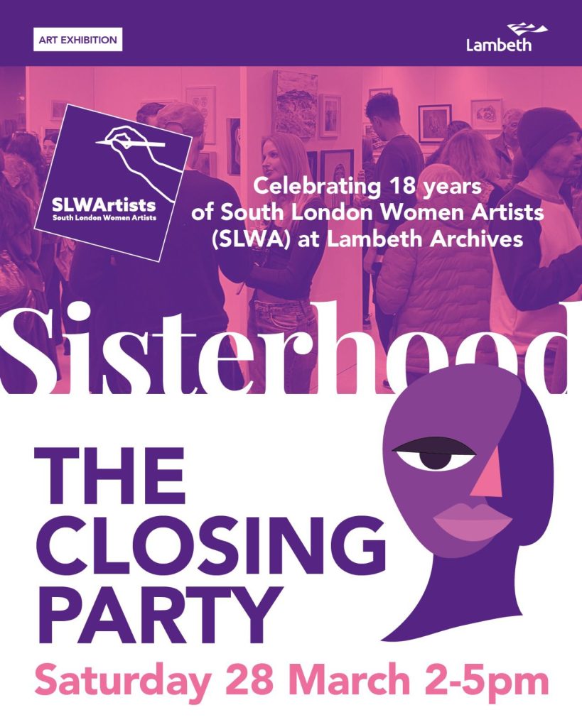 SLWA at the Lambeth Archives Sisterhood, celebrating International women's day.