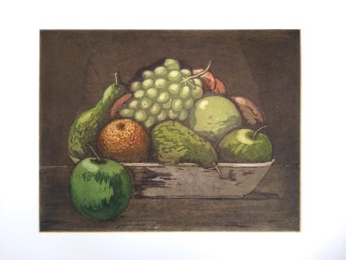 Fruit Bowl with Grapes