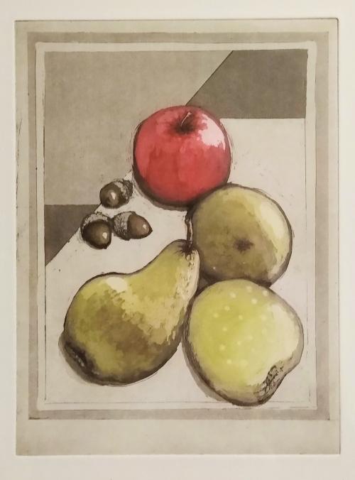 Still Life Series - Apple, Acorns and Pears. Limited Edition of 9 